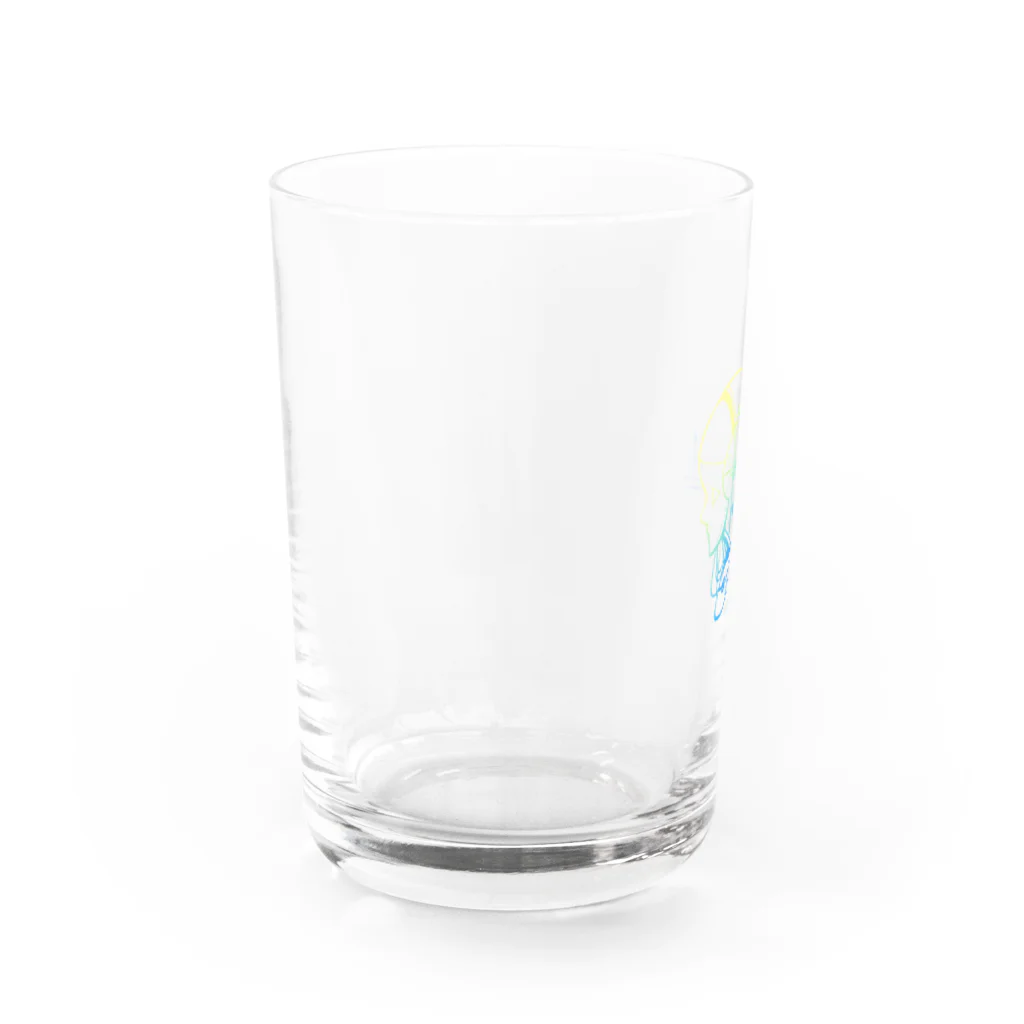 マーチング_GENESISのHello World Water Glass :left