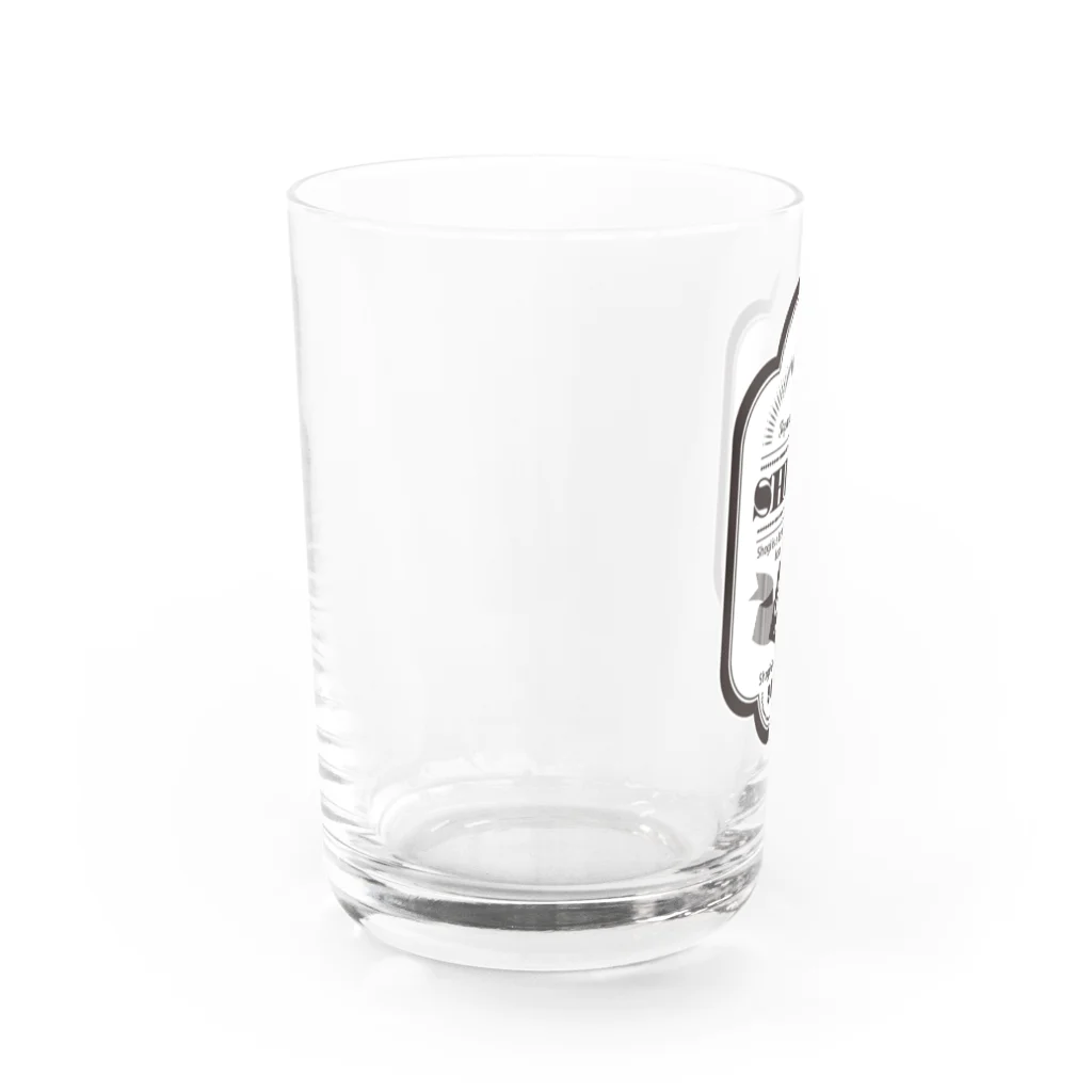 将棋グッズの将棋（ラベル風） Water Glass :left