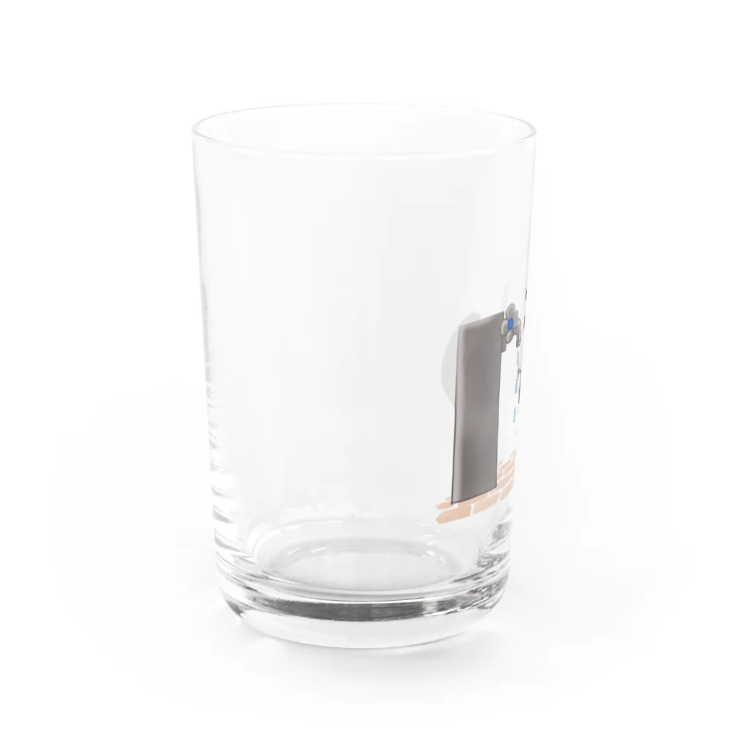 #保護猫カフェひだまり号の手洗い猫 Water Glass :left