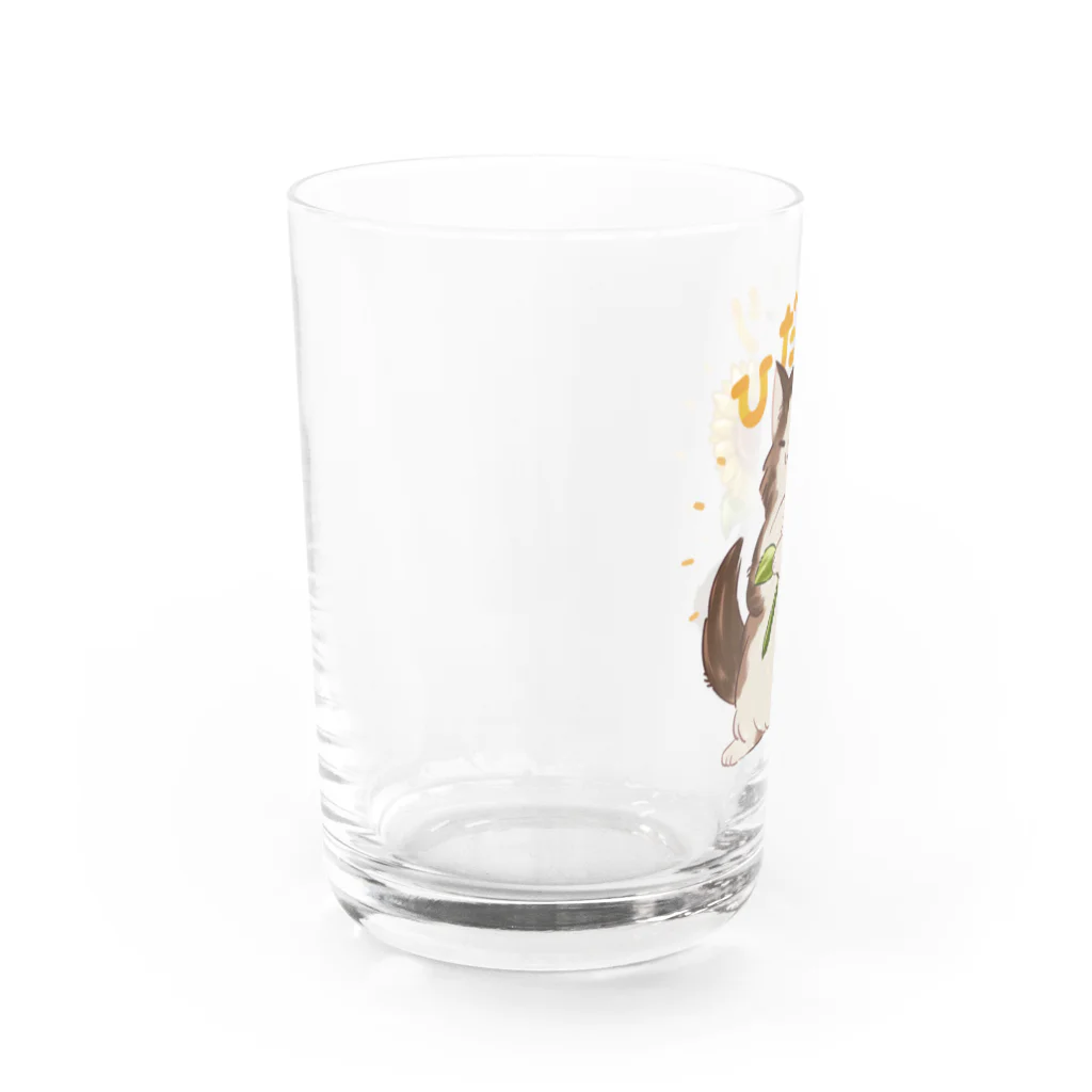 #保護猫カフェひだまり号のひだまり＆ぽんず Water Glass :left