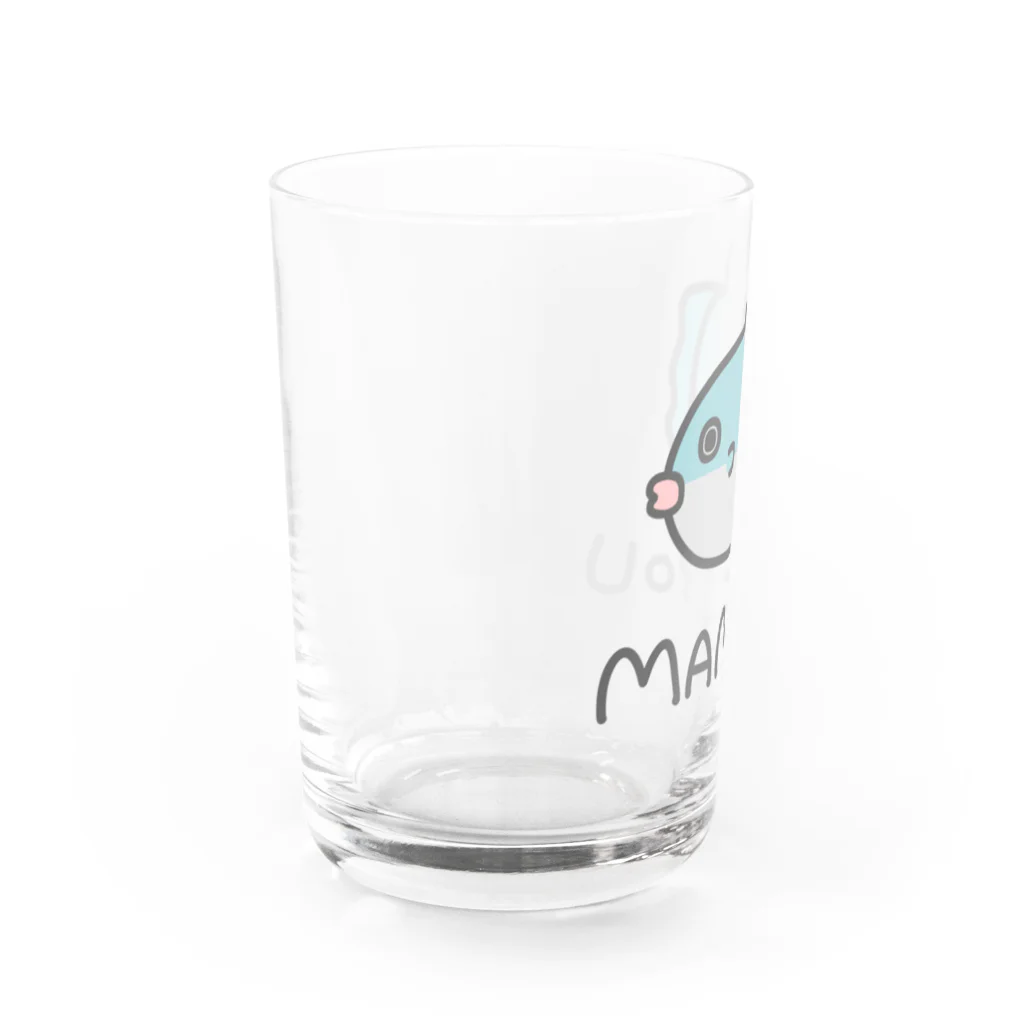 千月らじおのよるにっきのMANBOU(色付き) グラス左面