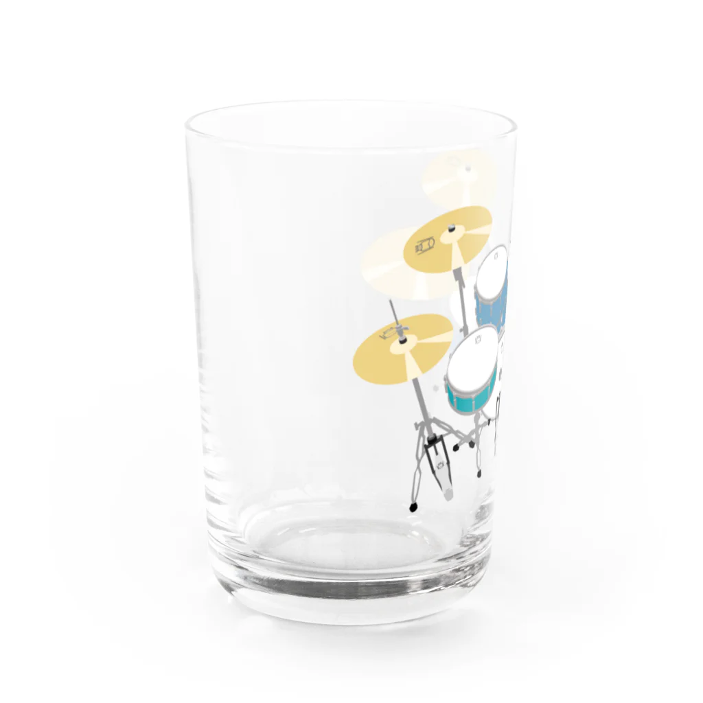 SABUROのドラムセット(ブルー) Water Glass :left