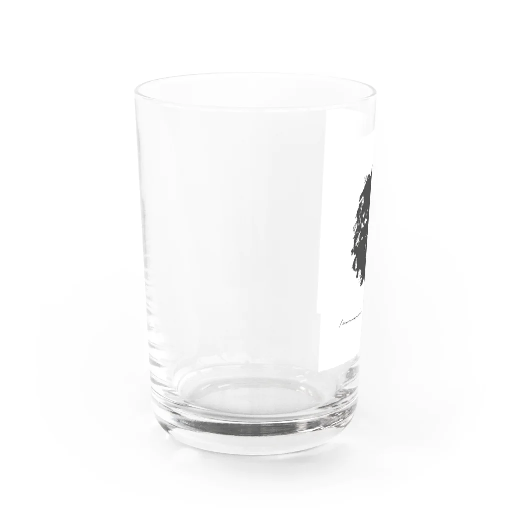 白川香翠　墨の雑貨の白川香翠　墨の雑貨　毛糸玉 Water Glass :left