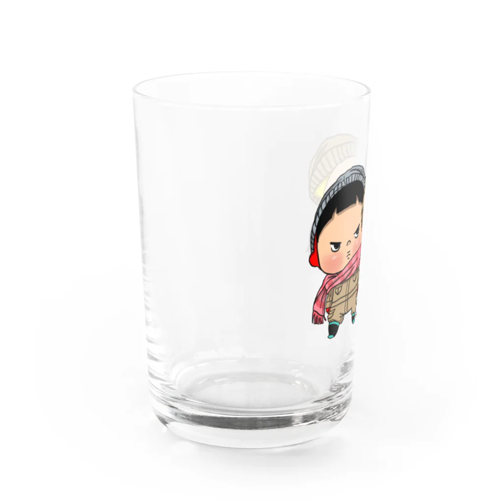 Yukiの黄色いヤツの冬の帰り道 Water Glass :left