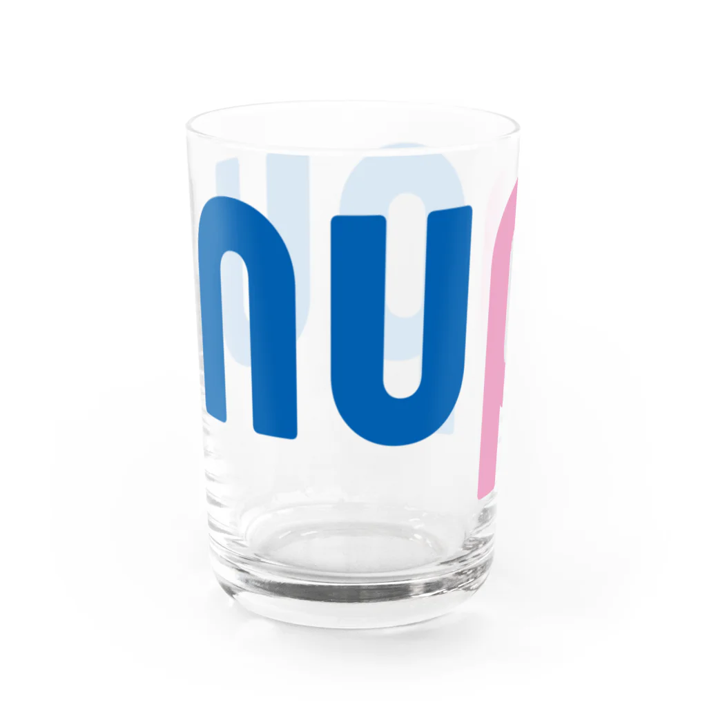 nuppuのnuppu logo BP グラス左面