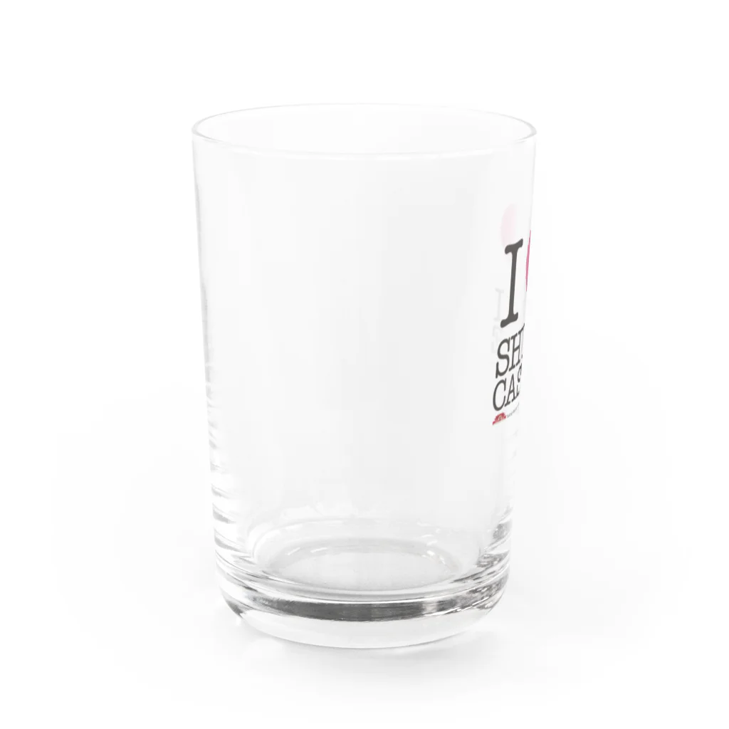 ちびきん工房のI LOVE SHURIJO Water Glass :left