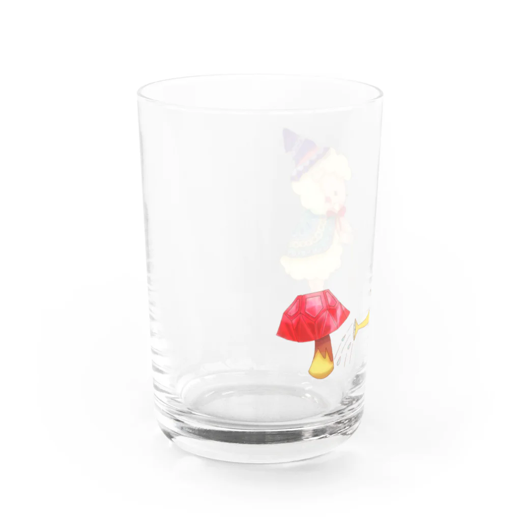 Savon sheep の宝石きのこのお世話 Water Glass :left