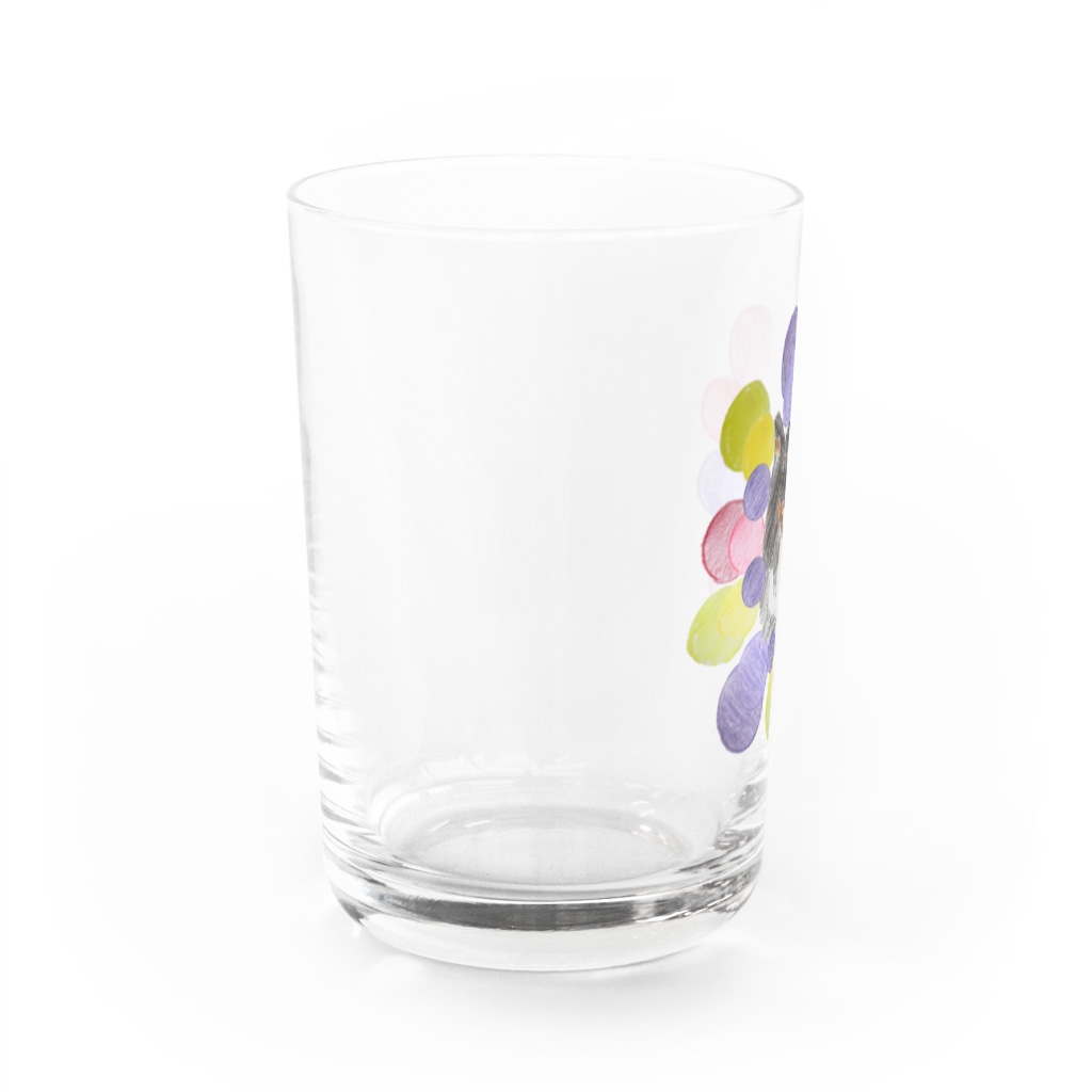 シェルティーマーケット☆の手書きシェルティー Water Glass :left