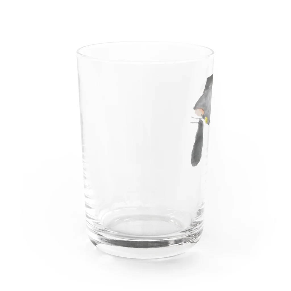 らくがき屋のぶらーん子猫 Water Glass :left