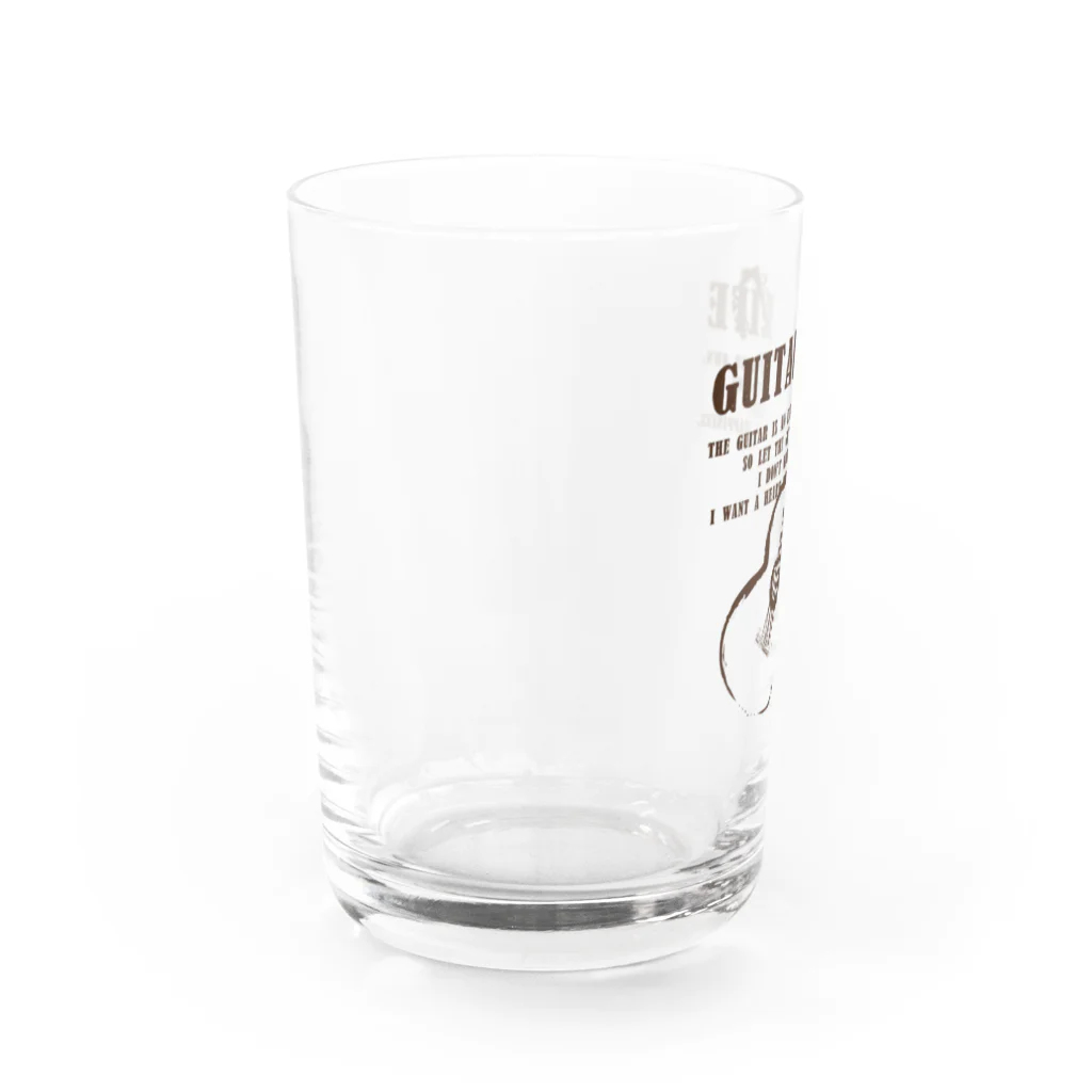 TACAのグッズ売り場のギターライフ茶 Water Glass :left