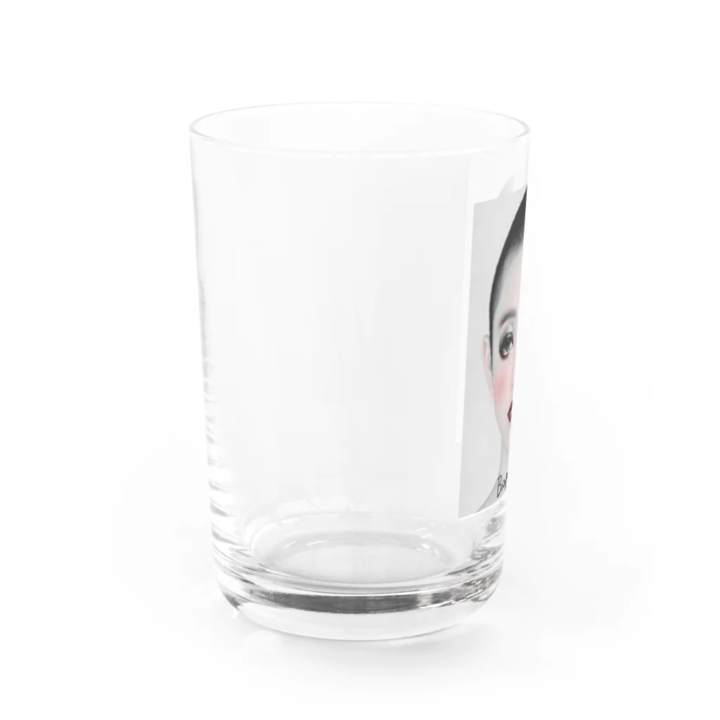 みにゃ次郎の坊主女子 Water Glass :left