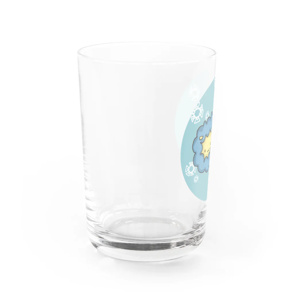 Savon sheep のしゃぼん玉ぷちんの冬じたく Water Glass :left