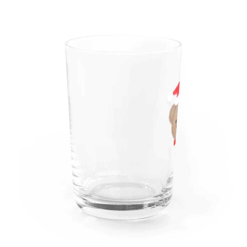 brilliantのクリスマスベア Water Glass :left