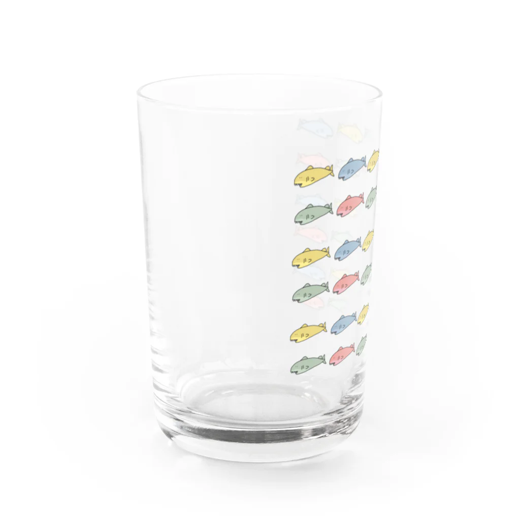 おちおちおのサメち　COLORFUL Water Glass :left