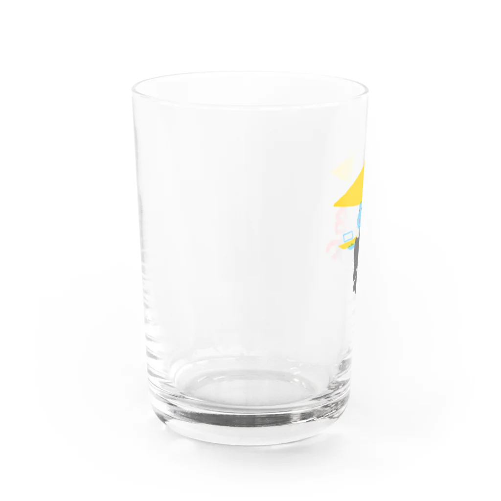 kyotsubeの百鬼夜行の豆腐小僧 Water Glass :left