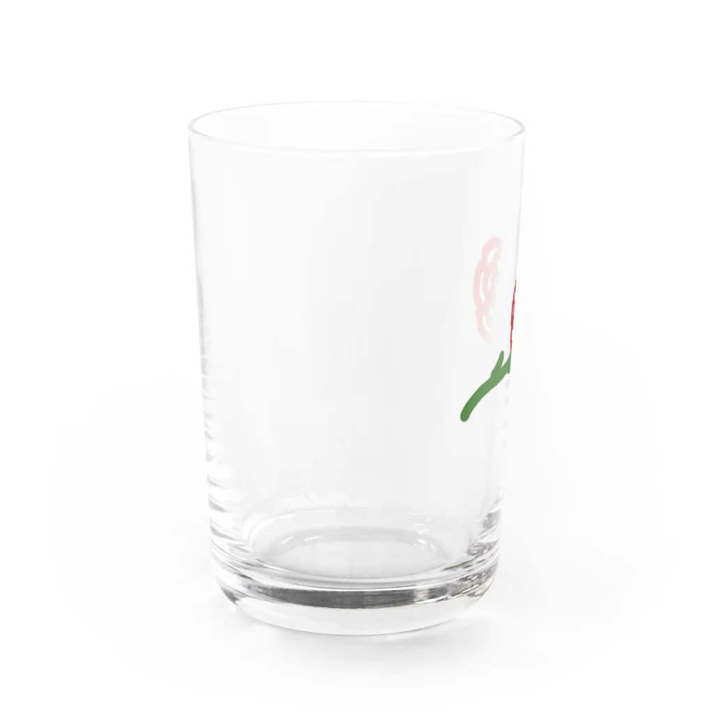 気ままままにのはなひとつ Water Glass :left