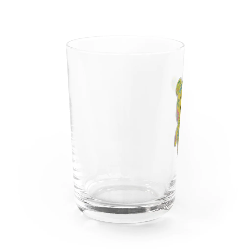 Weの花くま Water Glass :left