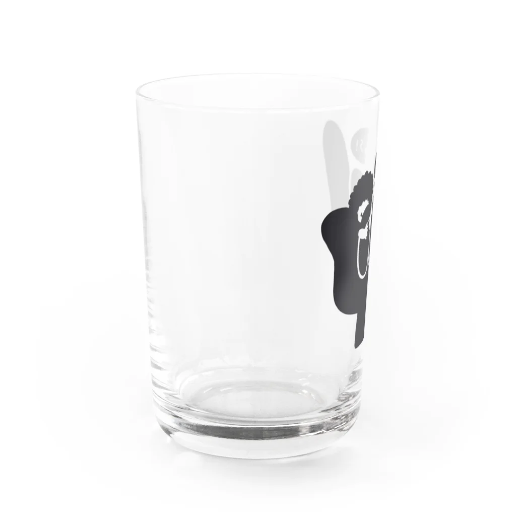 mugsのHang Loose !! (black) Water Glass :left