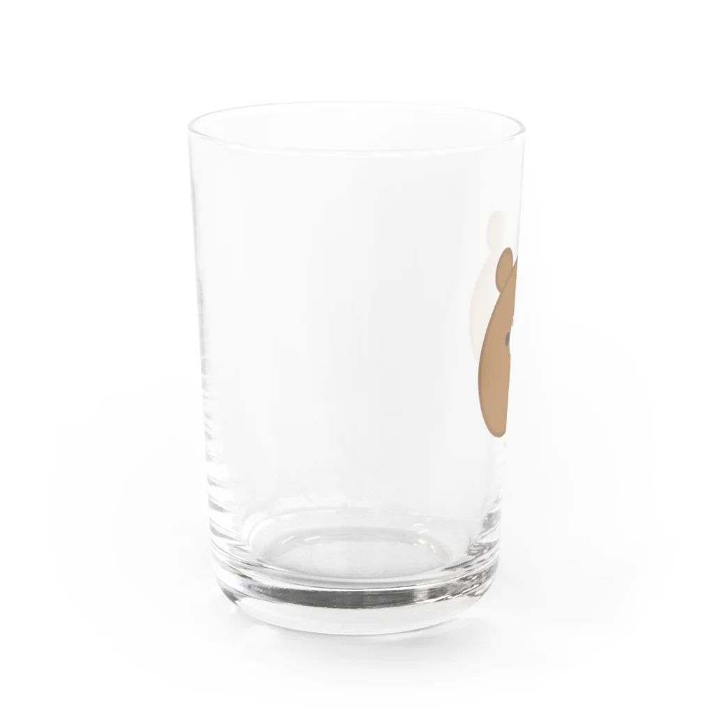 みょーのぺろくま【ちゃ いっぴき】 Water Glass :left