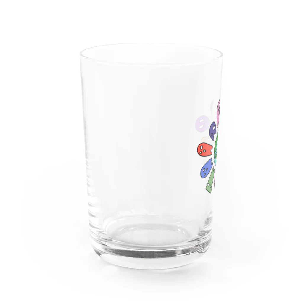 amupontanのいろいろあんよちゃんと地球 Water Glass :left