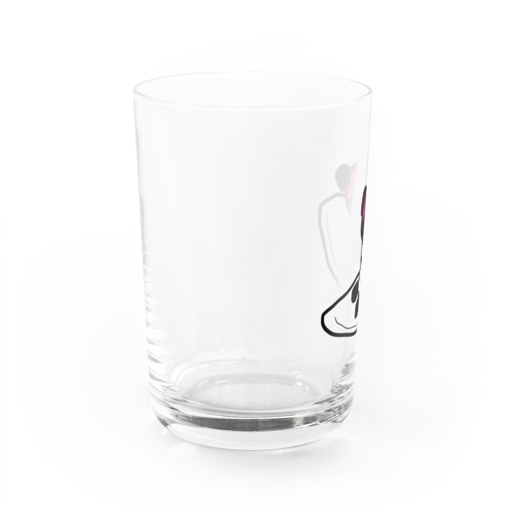 248-nijiya-のナプキンに乗るぱんこちゃん Water Glass :left