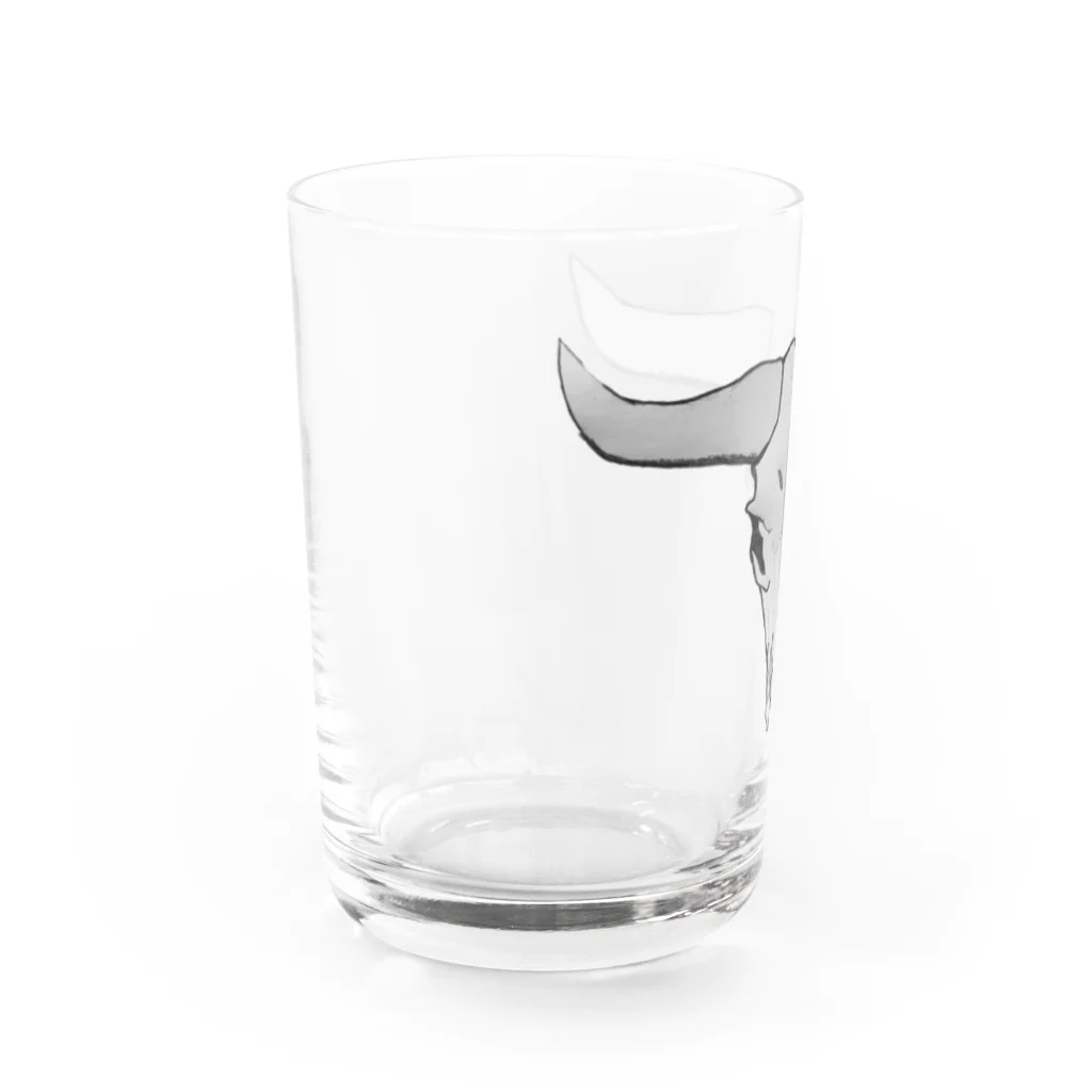 90sunのバッファロースカル Water Glass :left