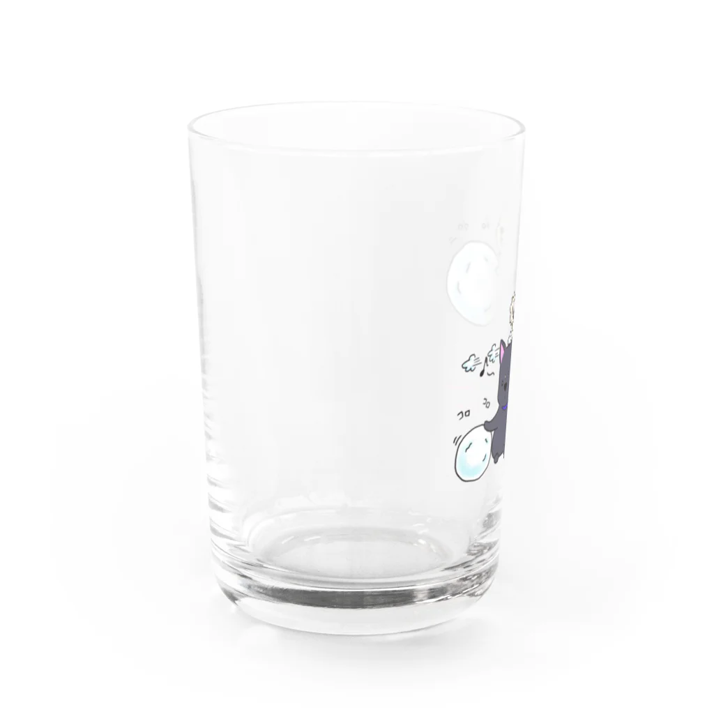 そらいろもようの雪遊び2 Water Glass :left