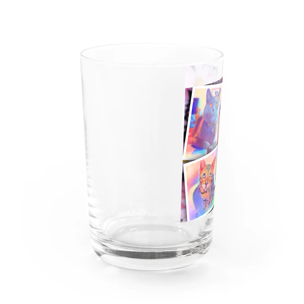 KGD 3nyansのゆめかわねこ Water Glass :left