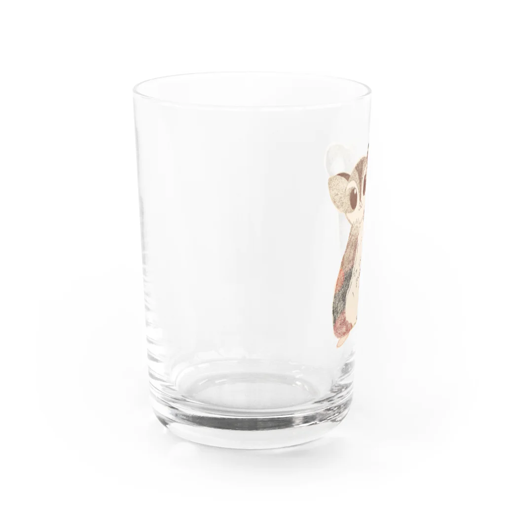 田島 優花のモモンガのもずくぅちゃん2 Water Glass :left