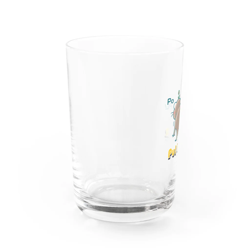 sasabayashi8のぷっ！お尻のため息フェレットラバー平八 Water Glass :left