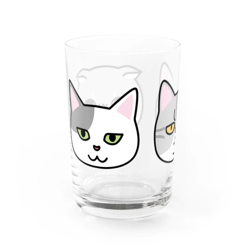 umeumeのグレネコ Water Glass :left