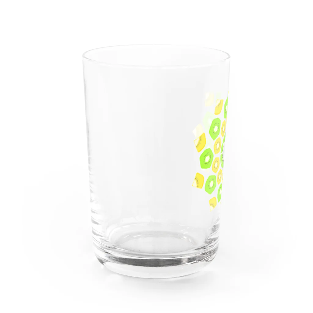 ジョウヂ@KURUMIYAのキウイ！ Water Glass :left