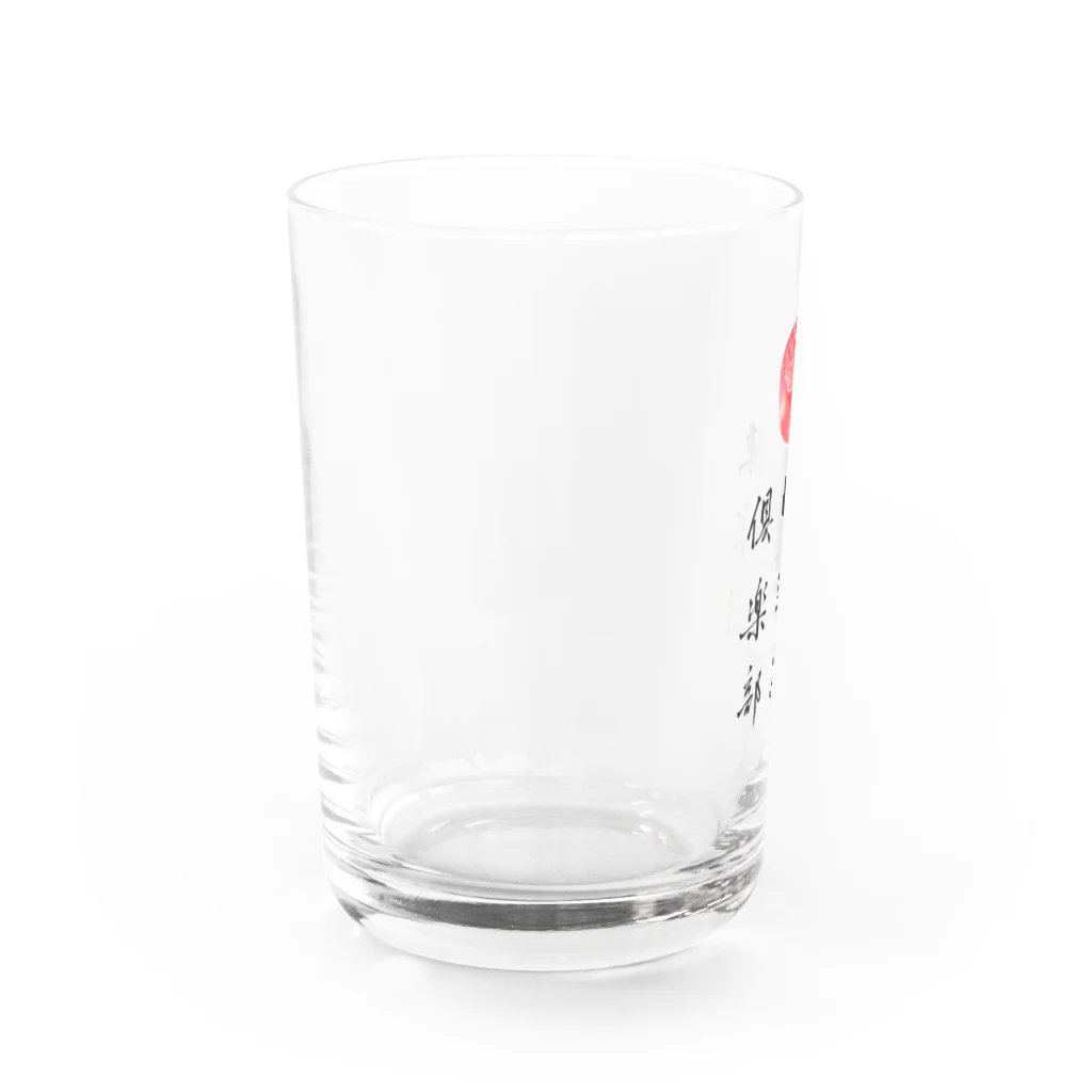 晶子の東京明太子倶楽部ロゴ Water Glass :left