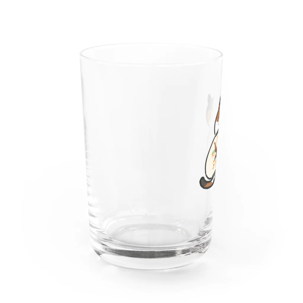 「ドブ板 スカニャン」公式ショップのスカニャン ミケ Water Glass :left