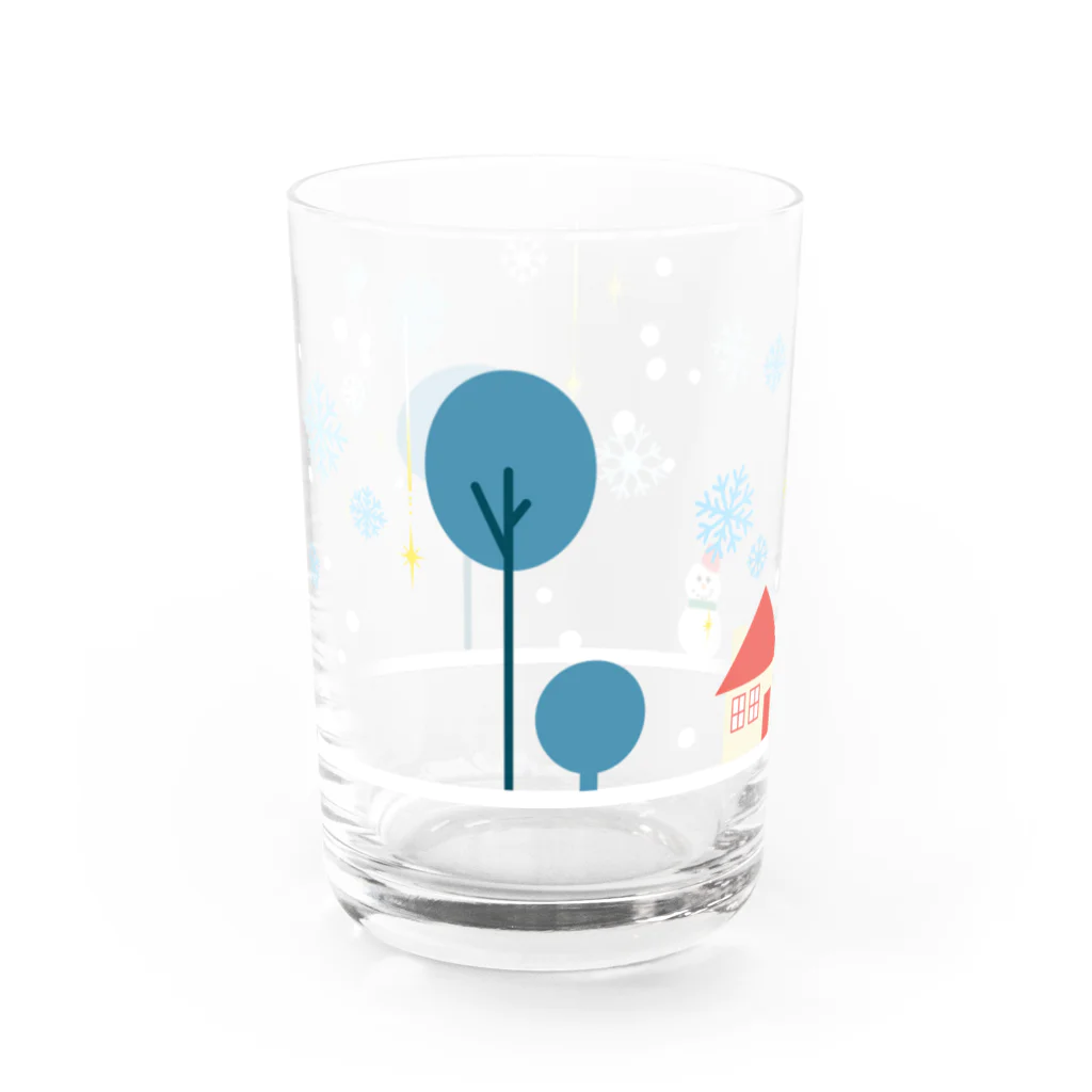 忍者スリスリくんのある冬の日 Water Glass :left