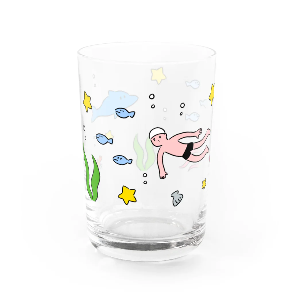 おさつの海水浴 Water Glass :left