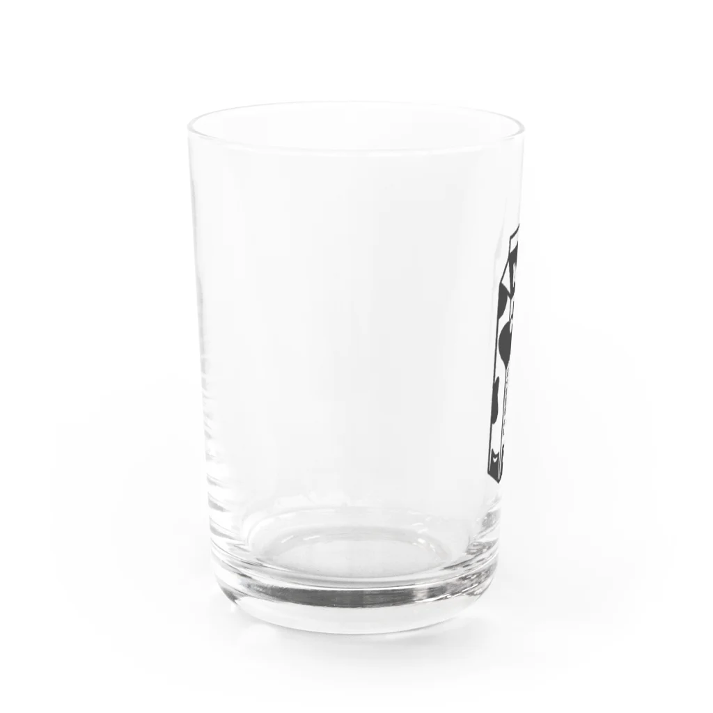 かめつるの牛乳パック【透過】 Water Glass :left