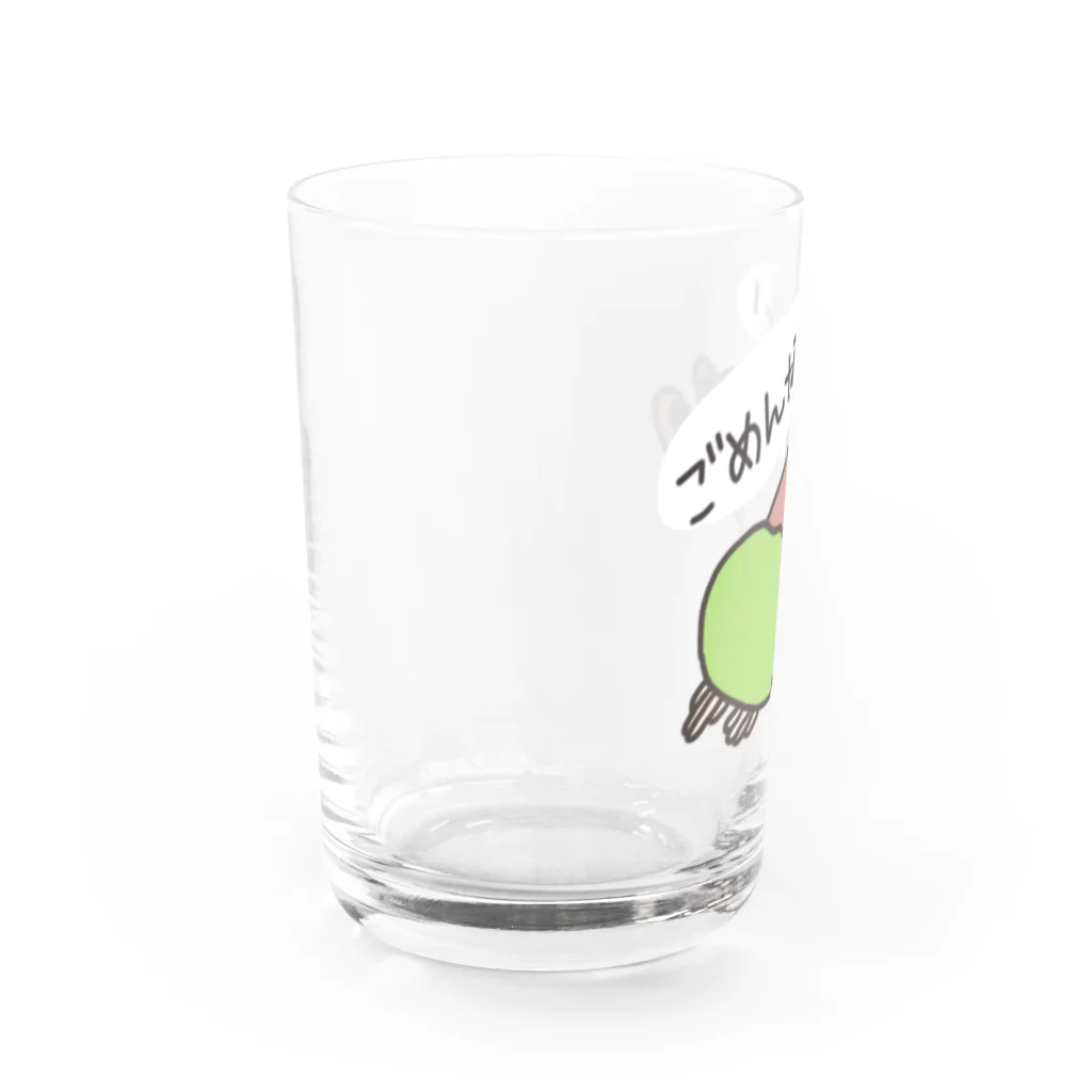 木ノ下商店のオカッパみっちゃん5 Water Glass :left