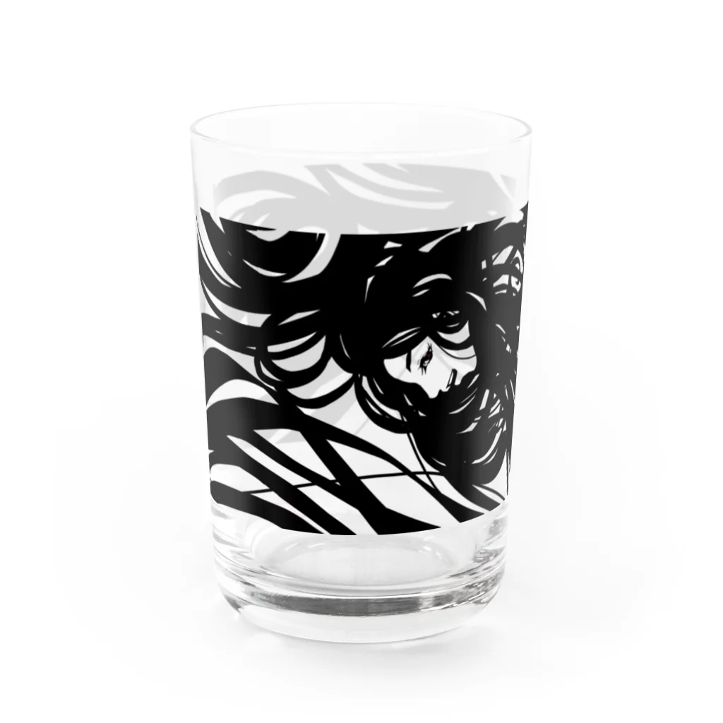 Miyuki_Sakagamiのlong hairちゃん Water Glass :left