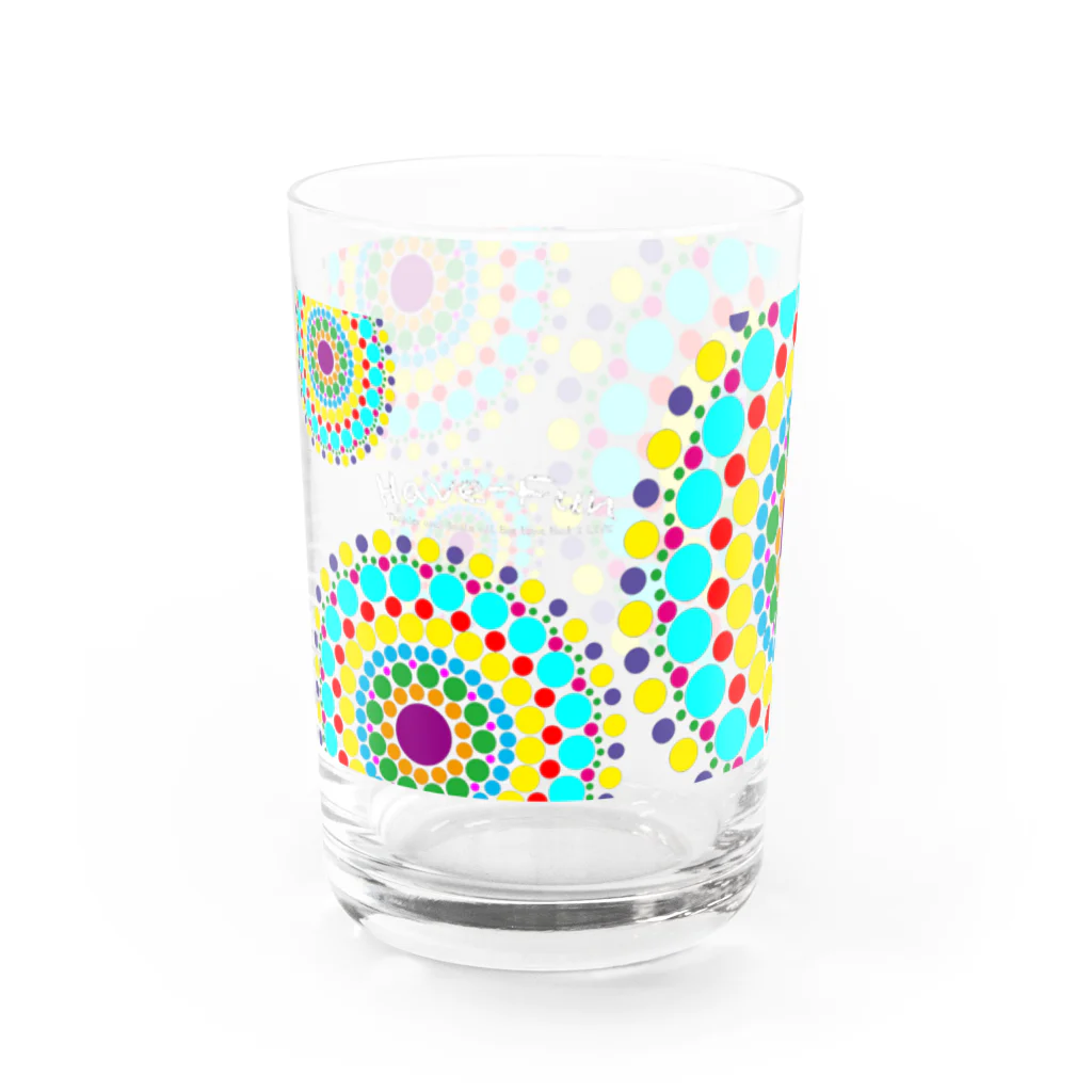 HaveーFun 嘉のHaveーFun点絵グラス Water Glass :left