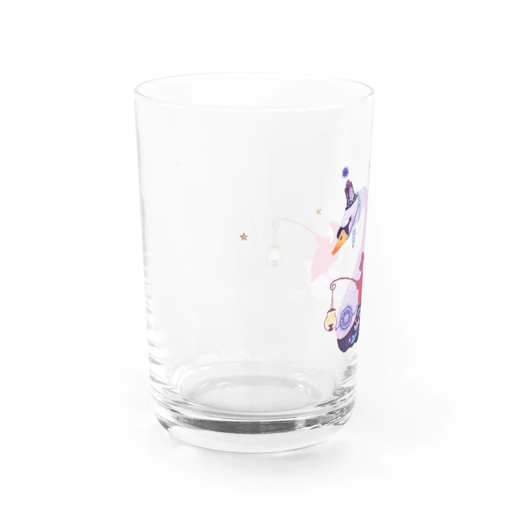 イラストレーター おおでゆかこの湖畔の霧の精 Water Glass :left