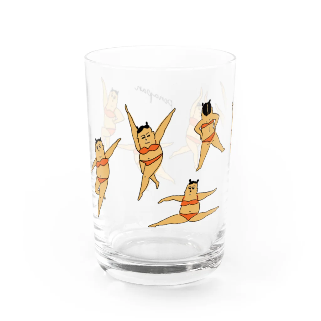 ponapanの踊るポナちゃん Water Glass :left