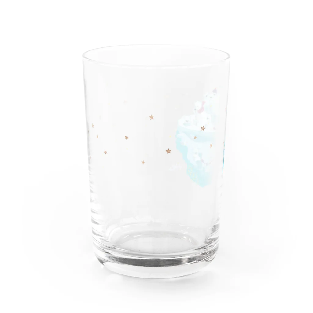 イラストレーター おおでゆかこの大漁 Water Glass :left