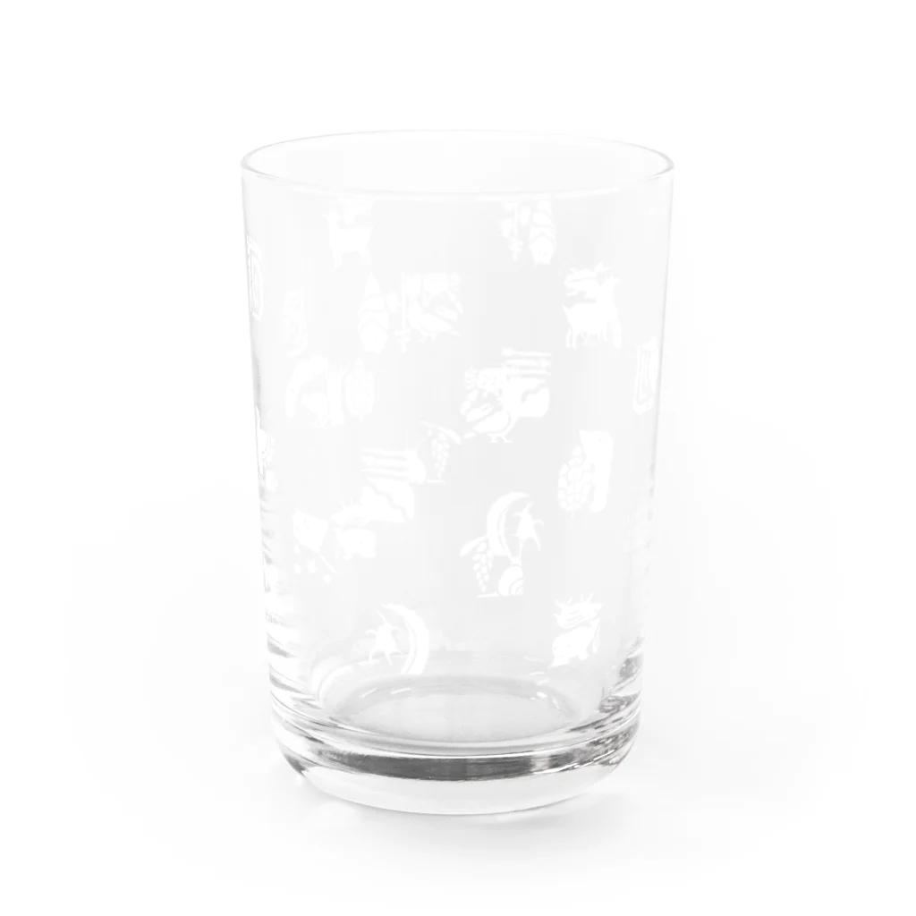 しまのなかまfromIRIOMOTEのしまのなかま小紋　白 Water Glass :left