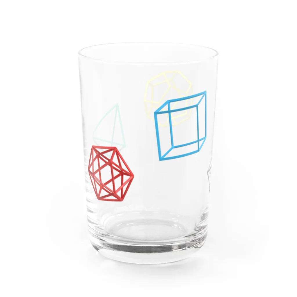 くらりのRegular Polyhedron Water Glass :left