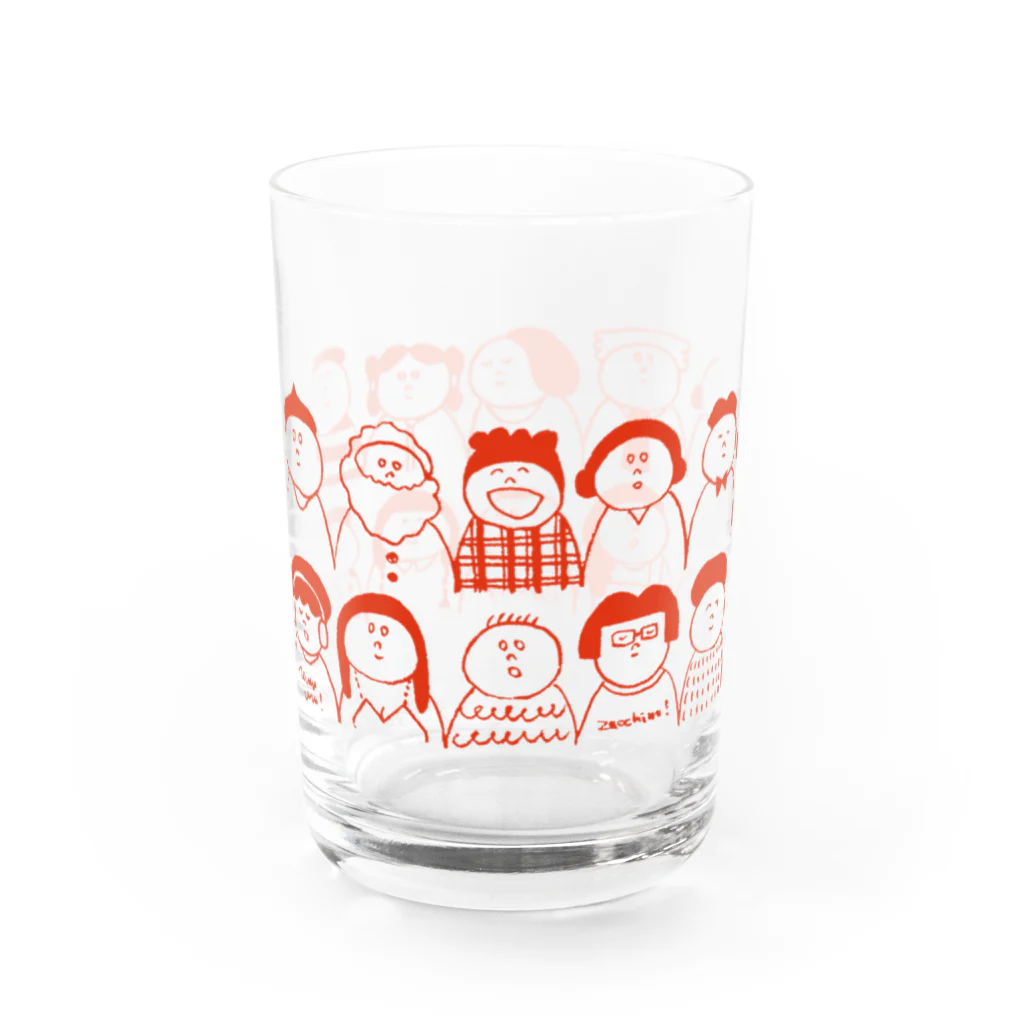 Zacchino!のいつも会う人またはどこかで会った人々 Water Glass :left