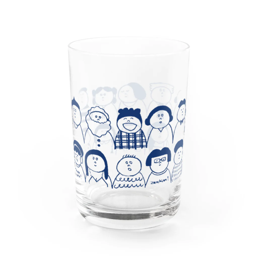 Zacchino!のいつも会う人またはどこかで会った人々 Water Glass :left