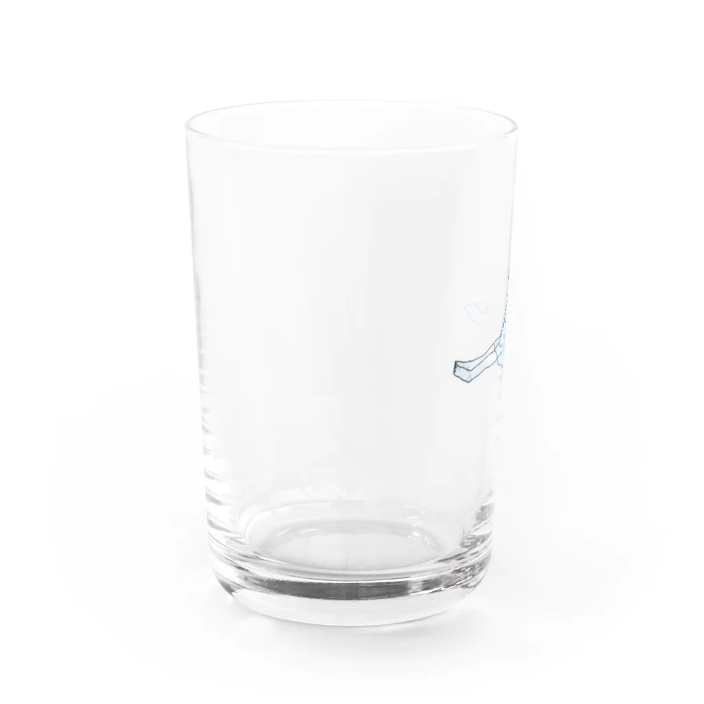 佐藤撫子の氷いっぱい Water Glass :left