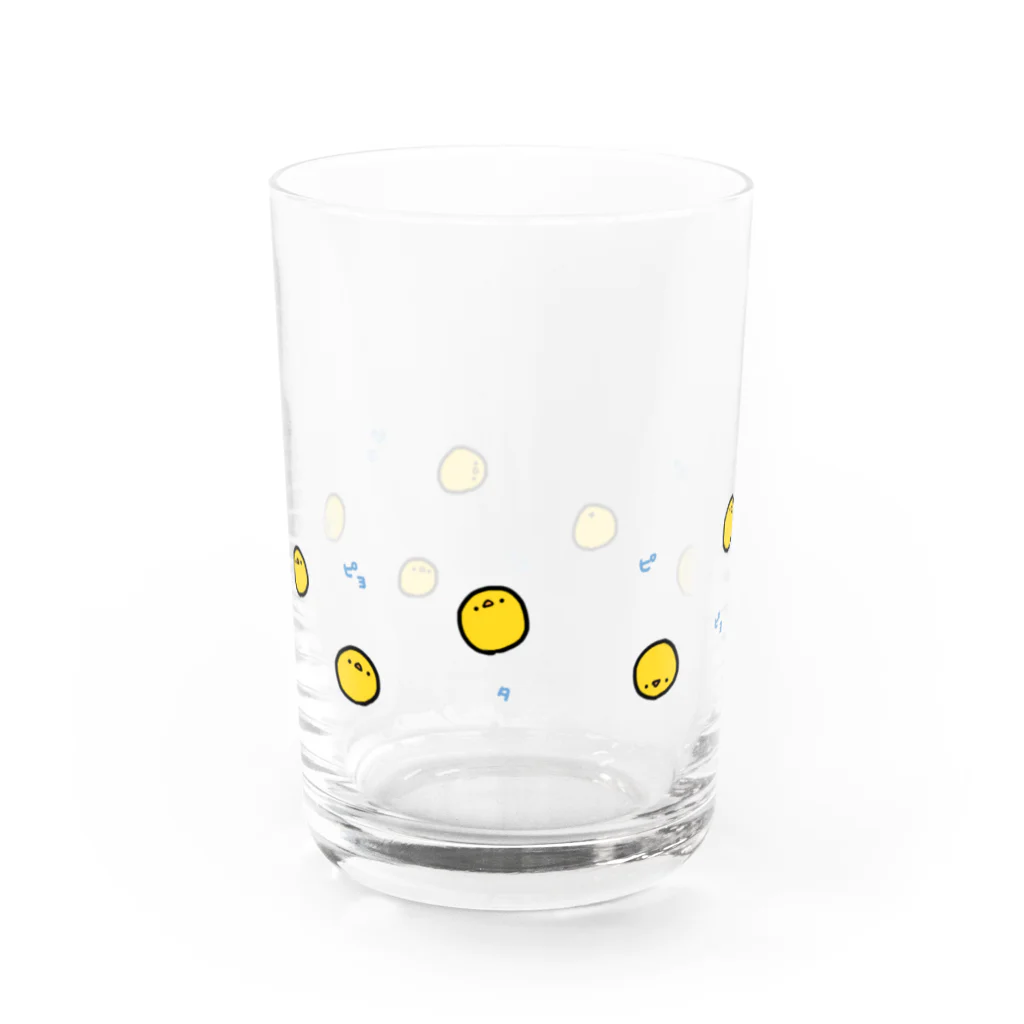 こっこくらげ。のタピヨカ。 Water Glass :left