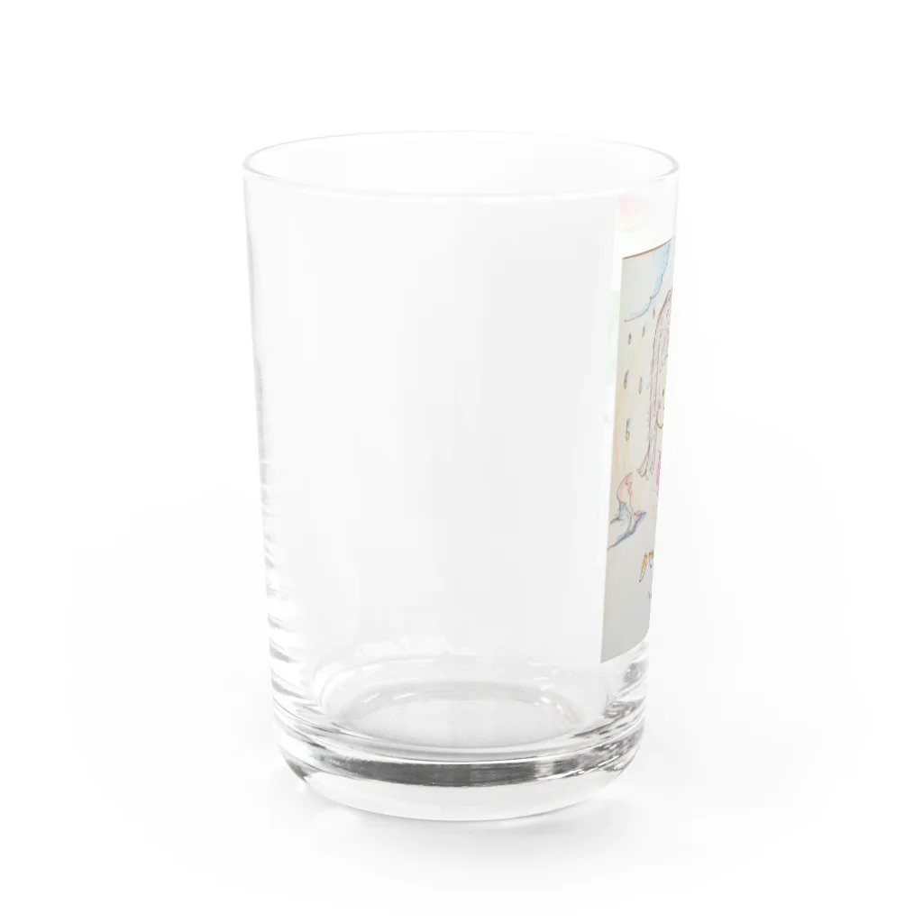 もふもふモフモフのモフモフハートちゃん Water Glass :left